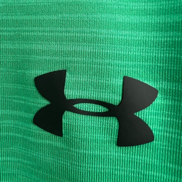 Under Armour Tech Zip Green Long Sleeve Performance Shirt - Picture 3 of 11
